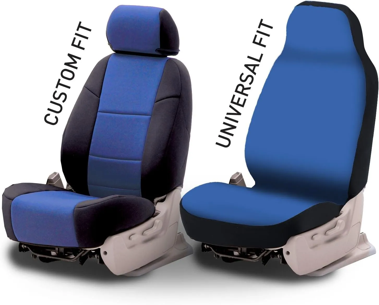 Coverking Custom Fit Front 50/50 Bucket Seat Cover for Select Mazda CX-5 Models - Rhinohide (Black)