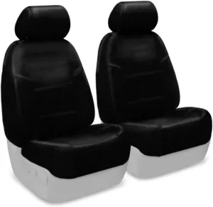 Coverking Custom Fit Front 50/50 Bucket Seat Cover for Select Mazda CX-5 Models - Rhinohide (Black)