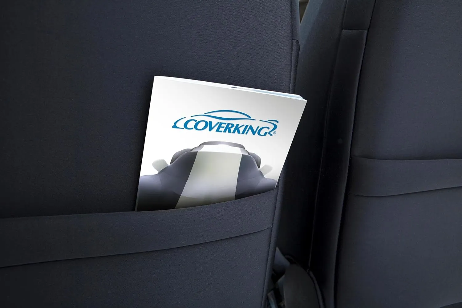 Coverking Custom Fit Front 50/50 Bucket Seat Cover for Select Mazda CX-5 Models - Rhinohide (Black)