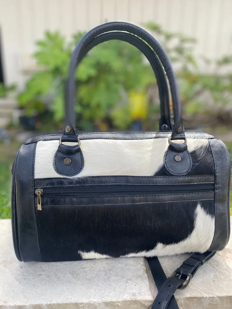 Cowhide Satchel