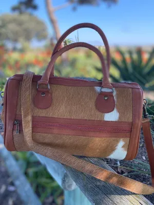 Cowhide Satchel