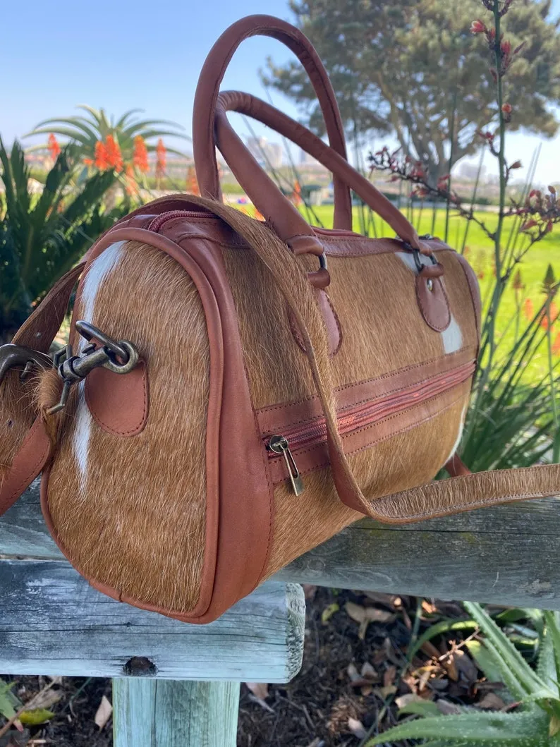 Cowhide Satchel