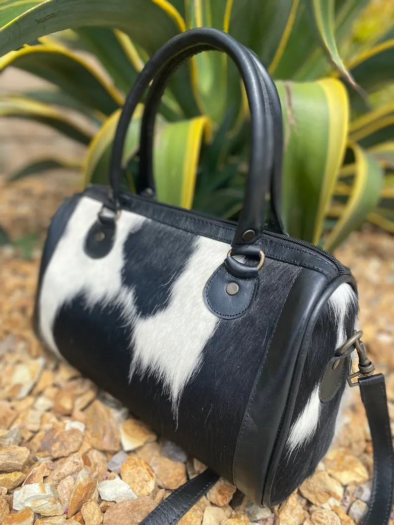 Cowhide Satchel