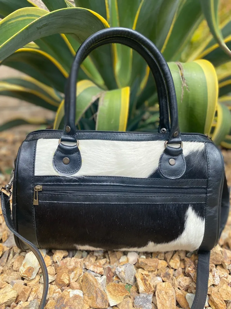 Cowhide Satchel