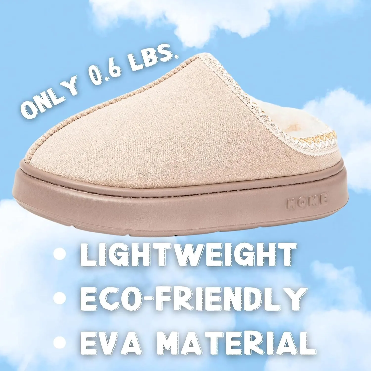 Cozy Platform Fuzzy Slippers for Women and Men Short Ankle Slippers with Anti-Slip Sole Lined with Warm Furry Perfect for Indoor & Outdoor Use