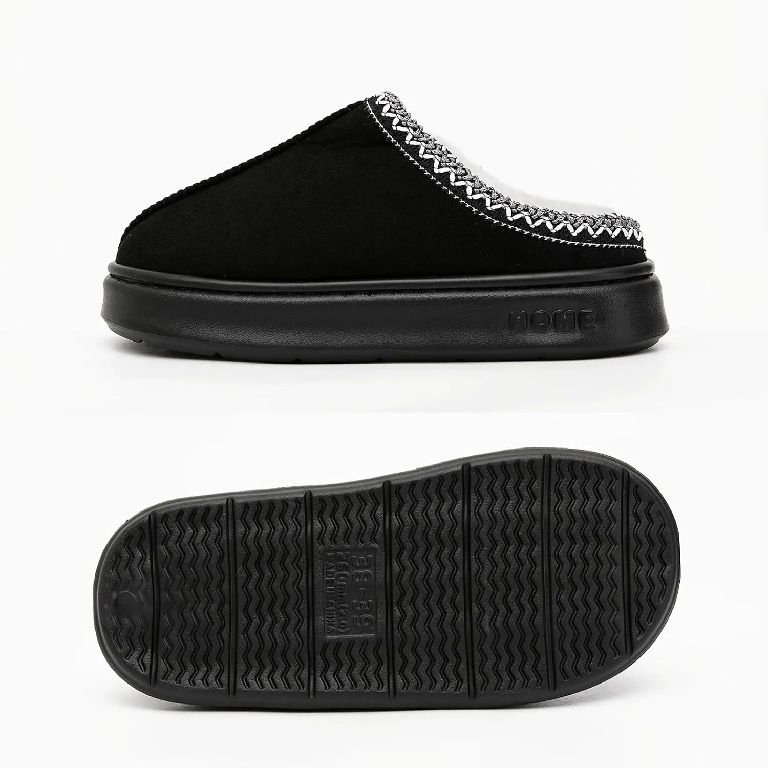 Cozy Platform Fuzzy Slippers for Women and Men Short Ankle Slippers with Anti-Slip Sole Lined with Warm Furry Perfect for Indoor & Outdoor Use