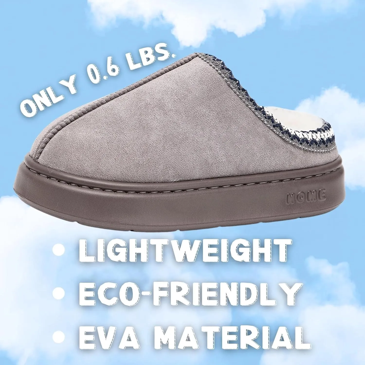 Cozy Platform Fuzzy Slippers for Women and Men Short Ankle Slippers with Anti-Slip Sole Lined with Warm Furry Perfect for Indoor & Outdoor Use