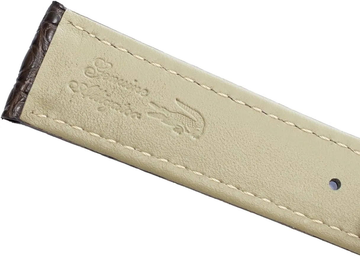 Crocodile Leather Straps For Cartier Watches With Deployment Clasp, Watch Strap For Cartier Watches
