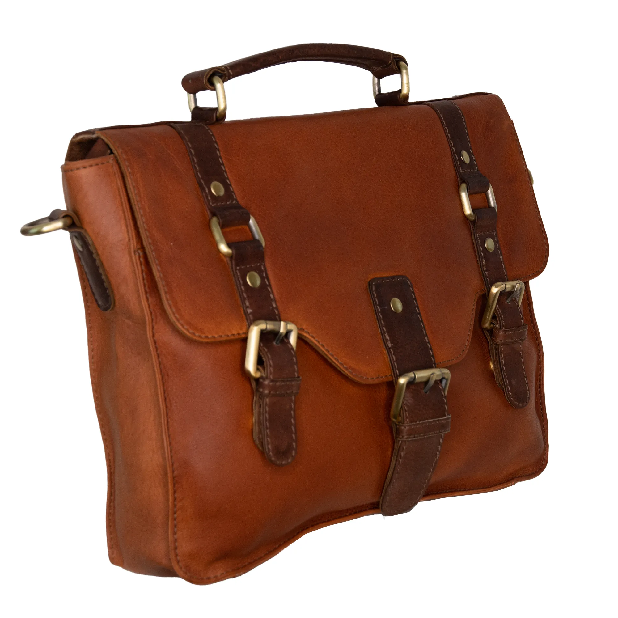 Cross Body/Shoulder/Grab Bag/Satchel - 'Timber' Coppice Leather