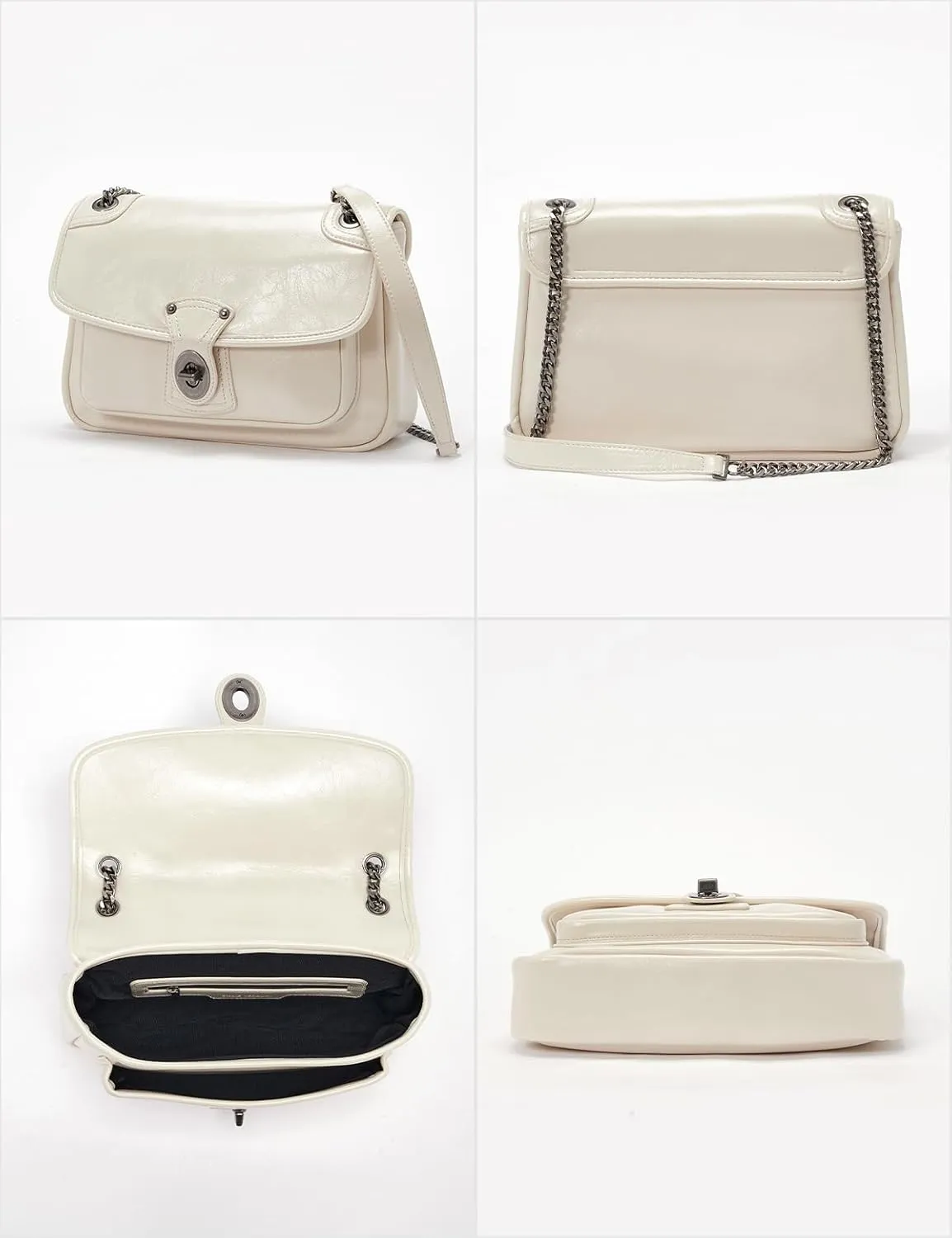 Crossbody Bag for Women, Designer Trendy Shoulder Bag, Bag with Chain Straps, Women's Trendy Stylish Bag