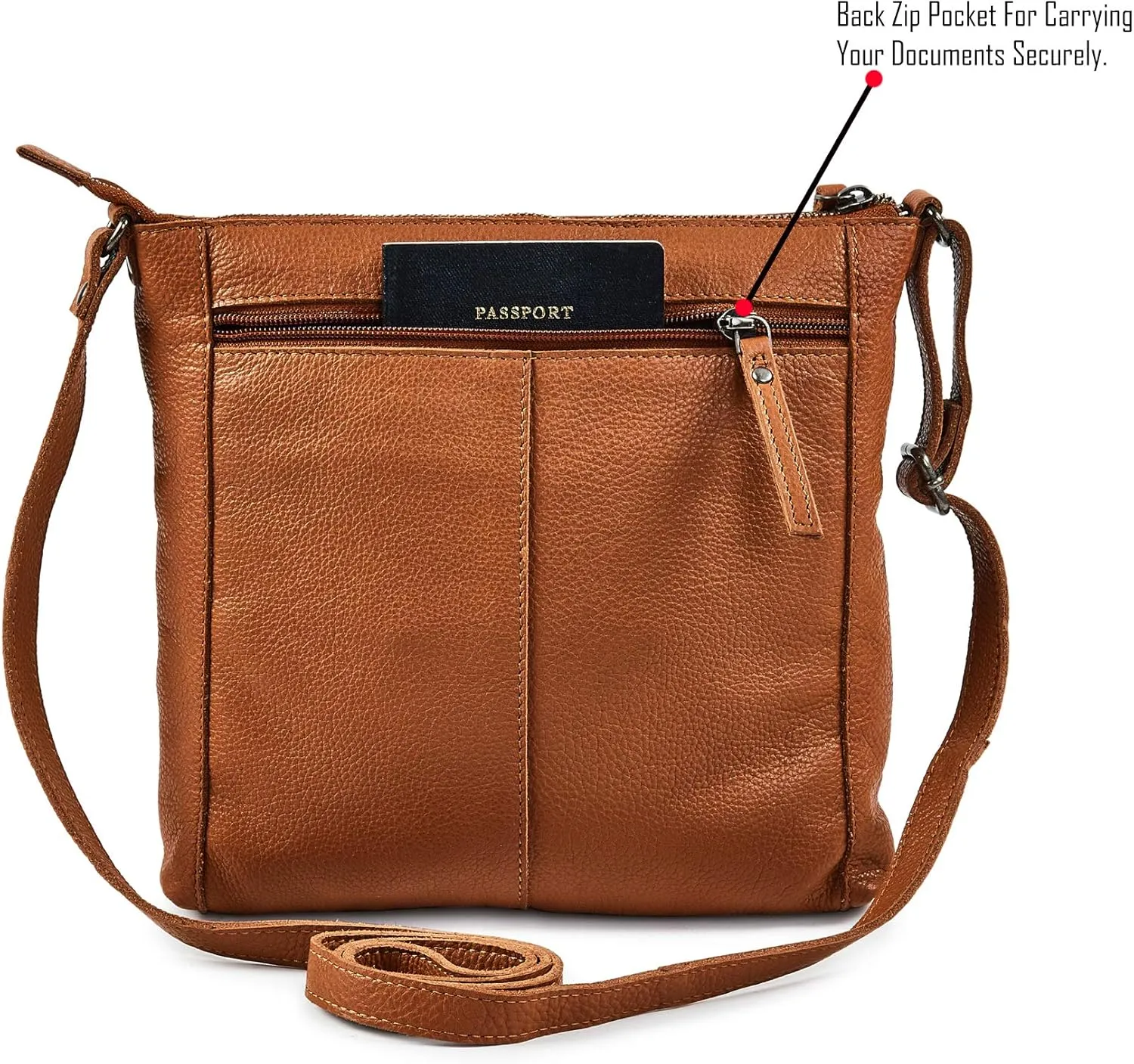 Crossbody Bag for Women Trendy Real Leather Purse Small Soft Pebbled Handbags Crossover Shoulder Pocketbook