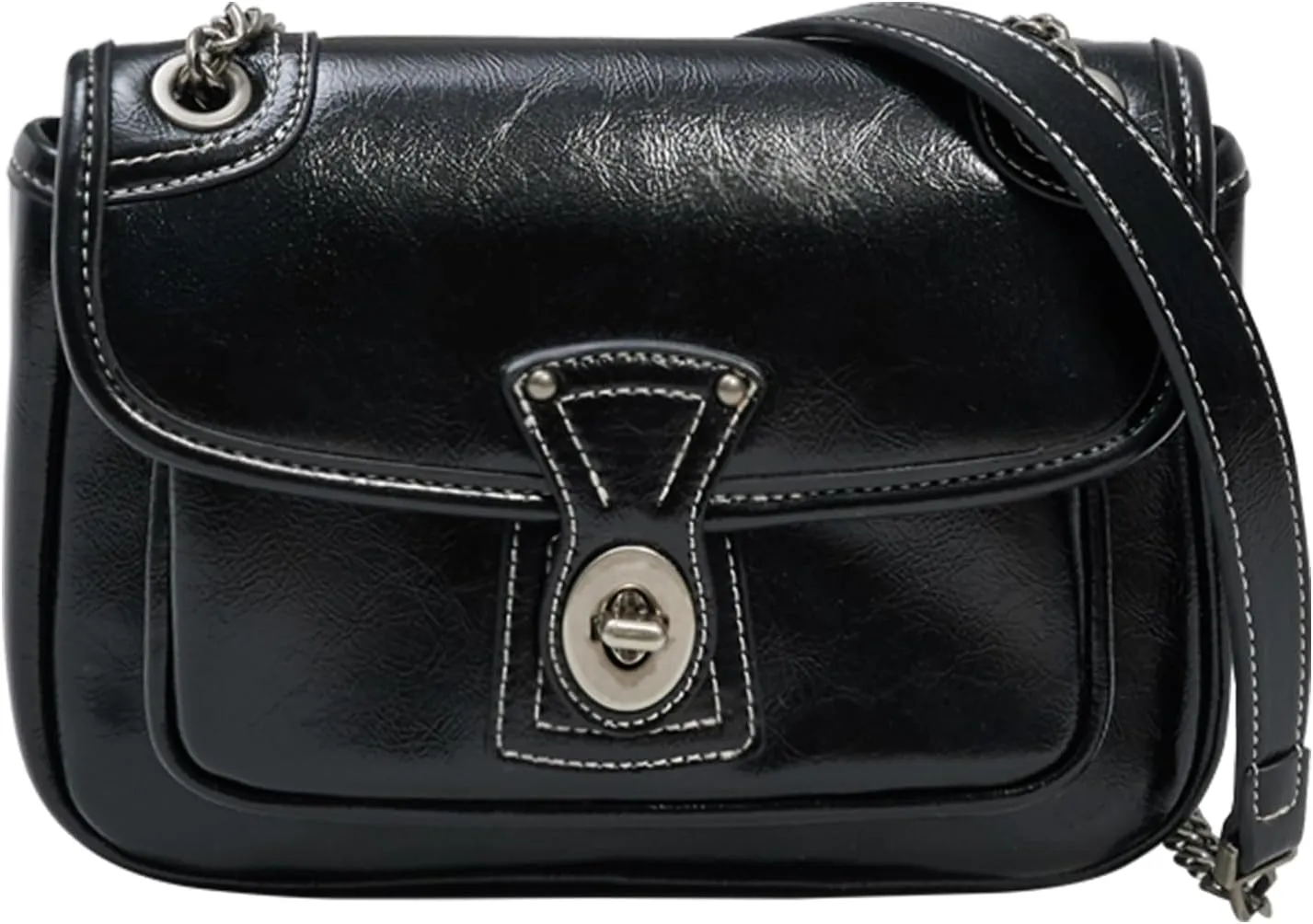 Crossbody Bags for Women,Designer Trendy Shoulder Bag, Women's Bag with Chain Straps, Small Satchel Bag