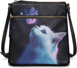 Crossbody for Women, Shoulder Tote Bags Handbags Purses with Straps PU Leather Satchel Purse Travel Bag