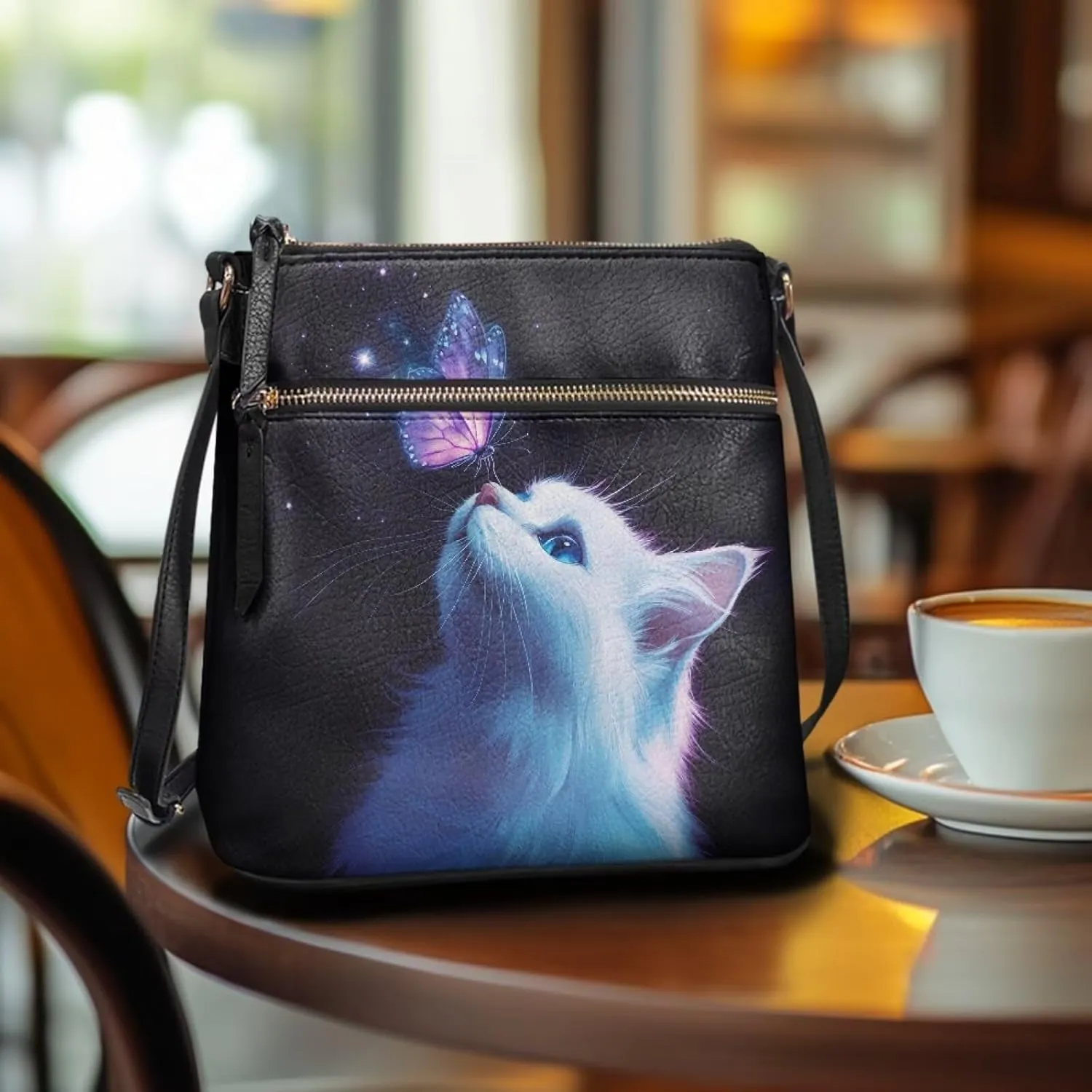 Crossbody for Women, Shoulder Tote Bags Handbags Purses with Straps PU Leather Satchel Purse Travel Bag