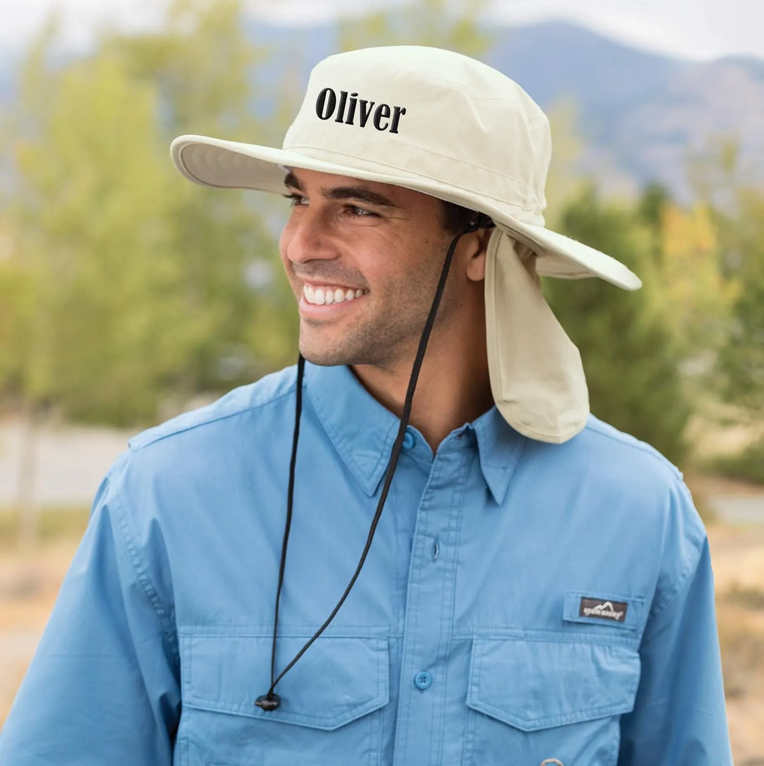 Custom Embroidered Boonie Hat Design Your Own Text Personalized Embroidery Sun Hat