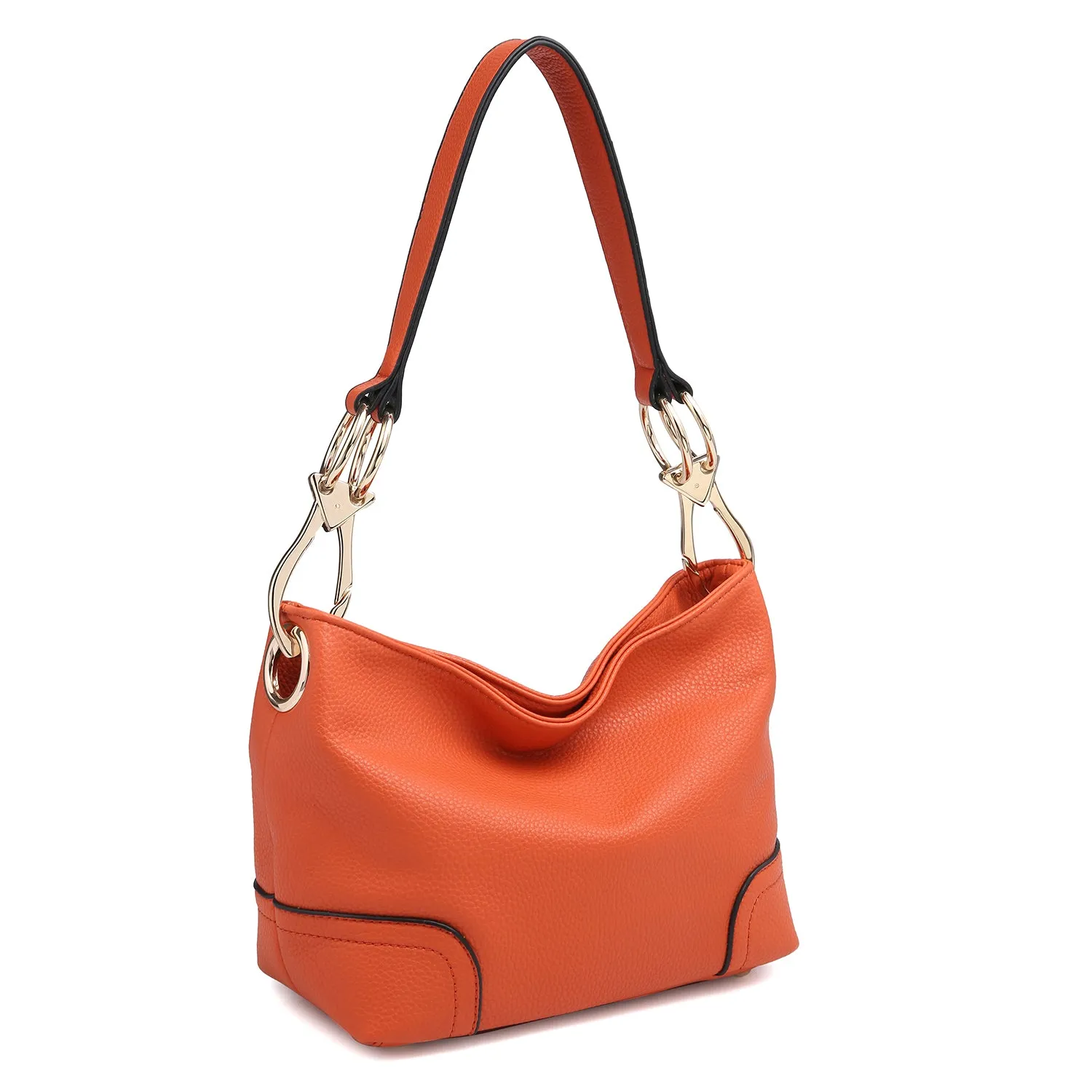 Dasein Classic Corner Patched Hobo Bag