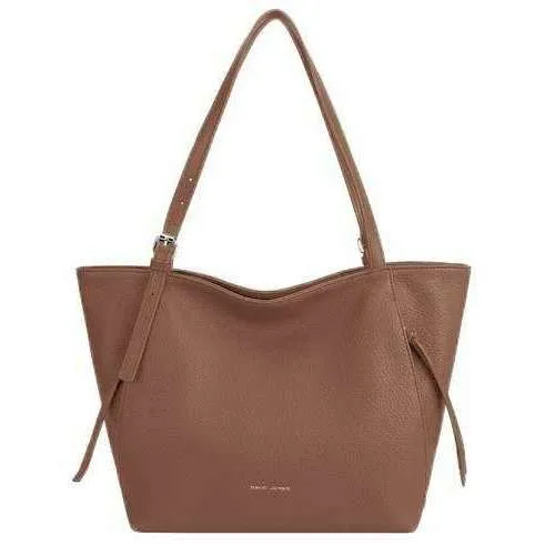 David Jones Medium Shopper Bag - Camel Brown