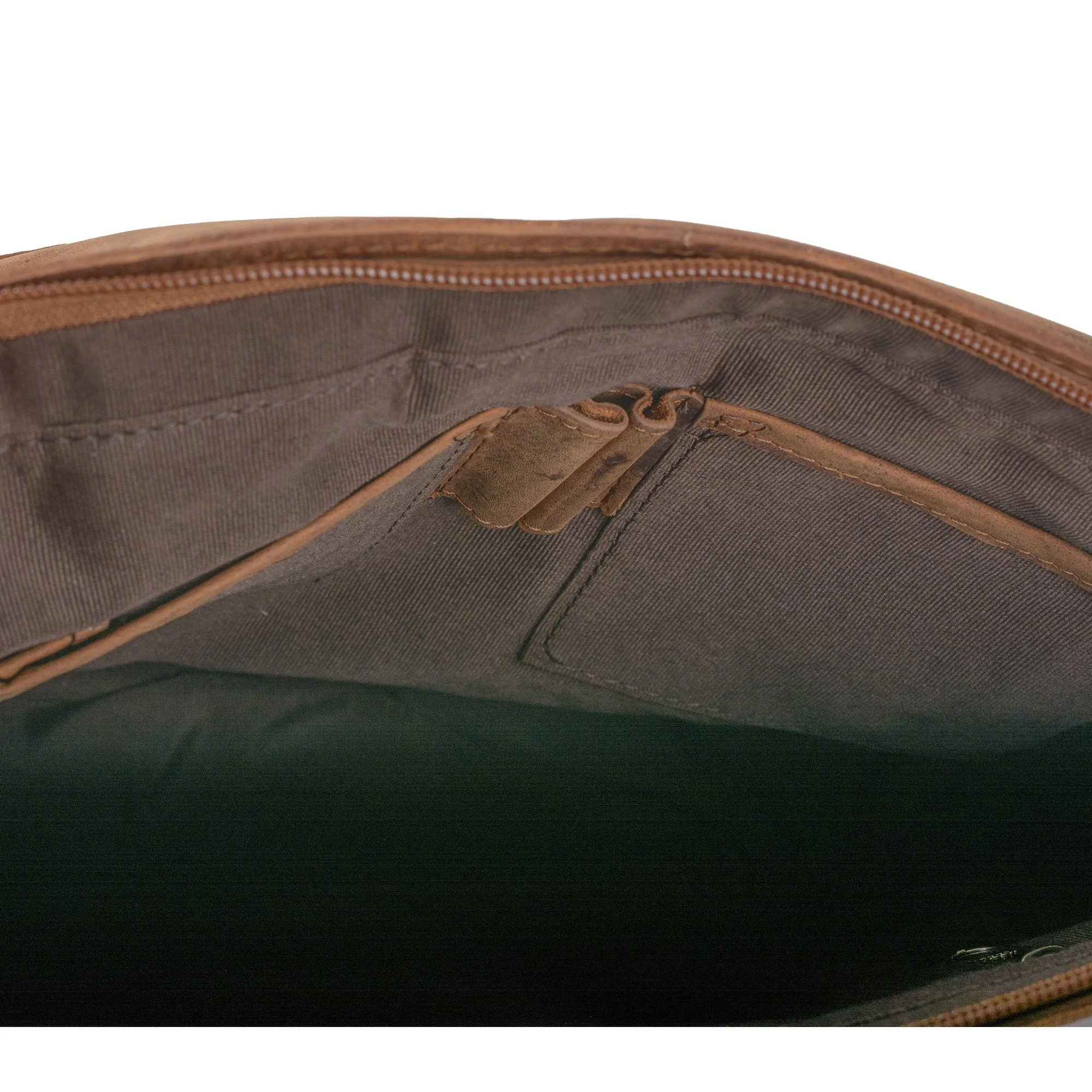 Diagonal Flap Zip Top Bag - 'Africa'