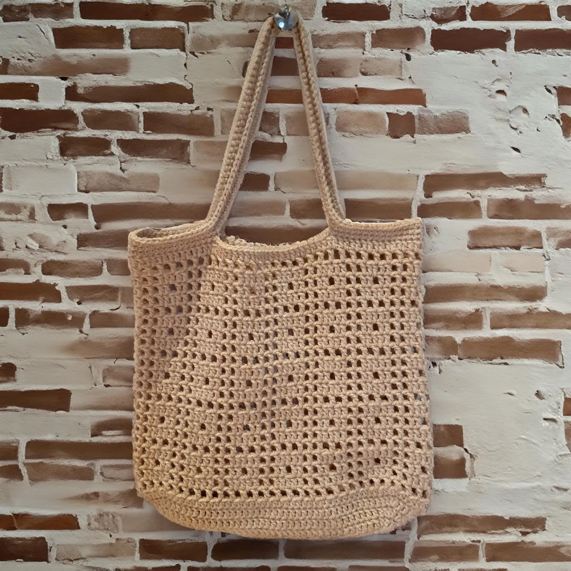 Diamond Grid Tote Bag