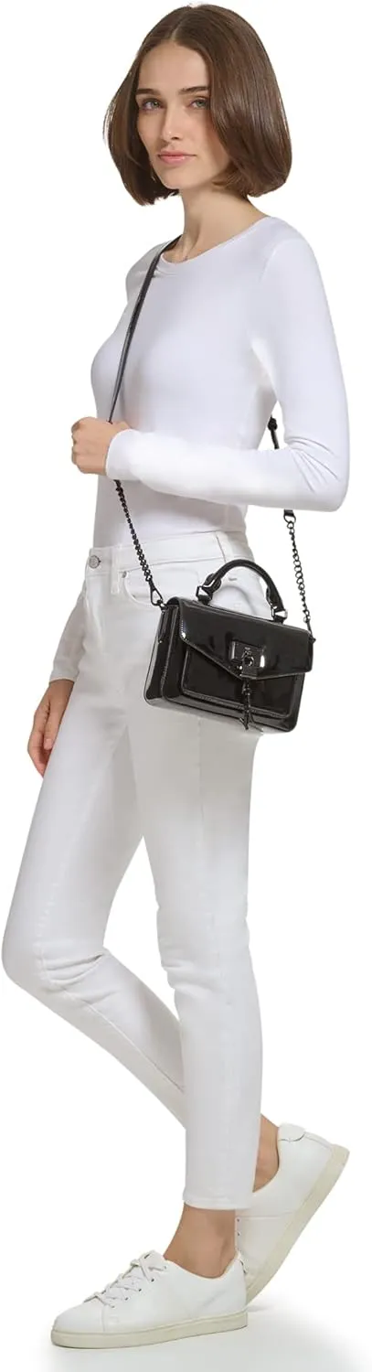 DKNY Elissa Mini Satchel with Logo Charm