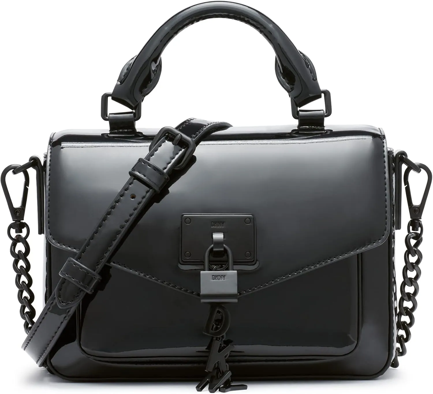 DKNY Elissa Mini Satchel with Logo Charm