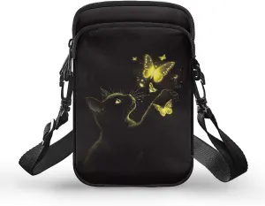 Double Layer Mini Crossbody Bag, Satchel Bags Handbag for Women Men