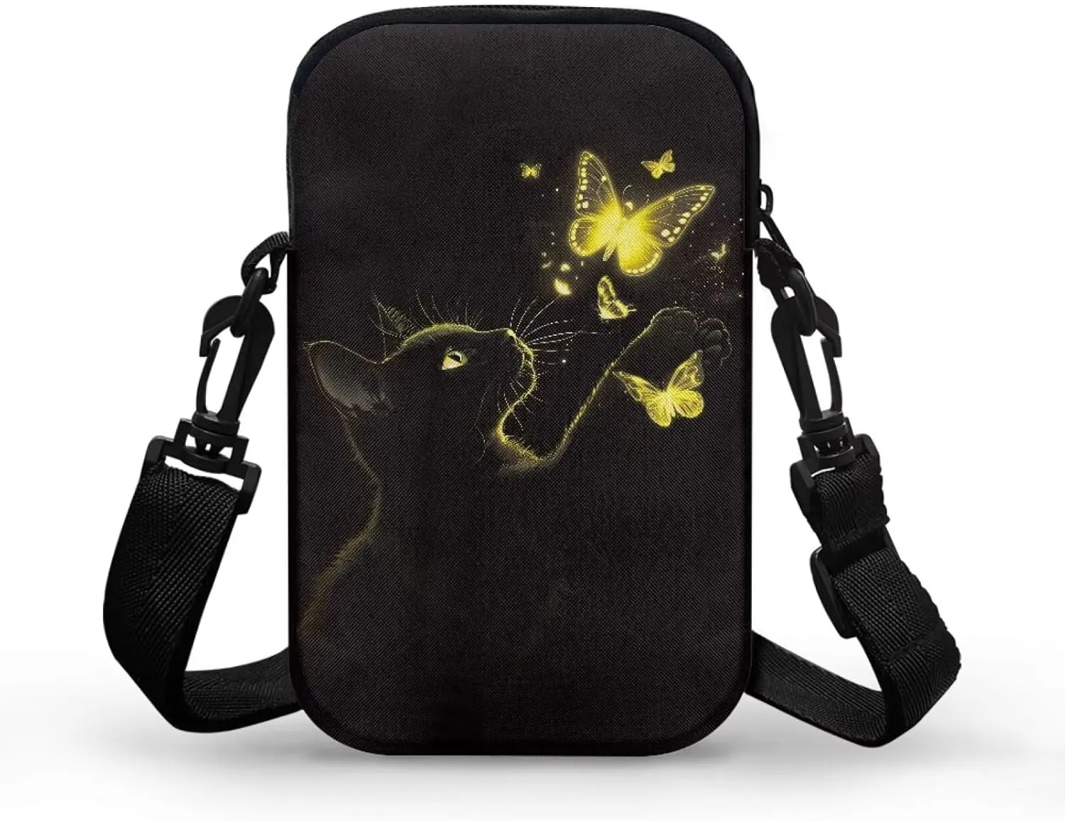 Double Layer Mini Crossbody Bag, Satchel Bags Handbag for Women Men