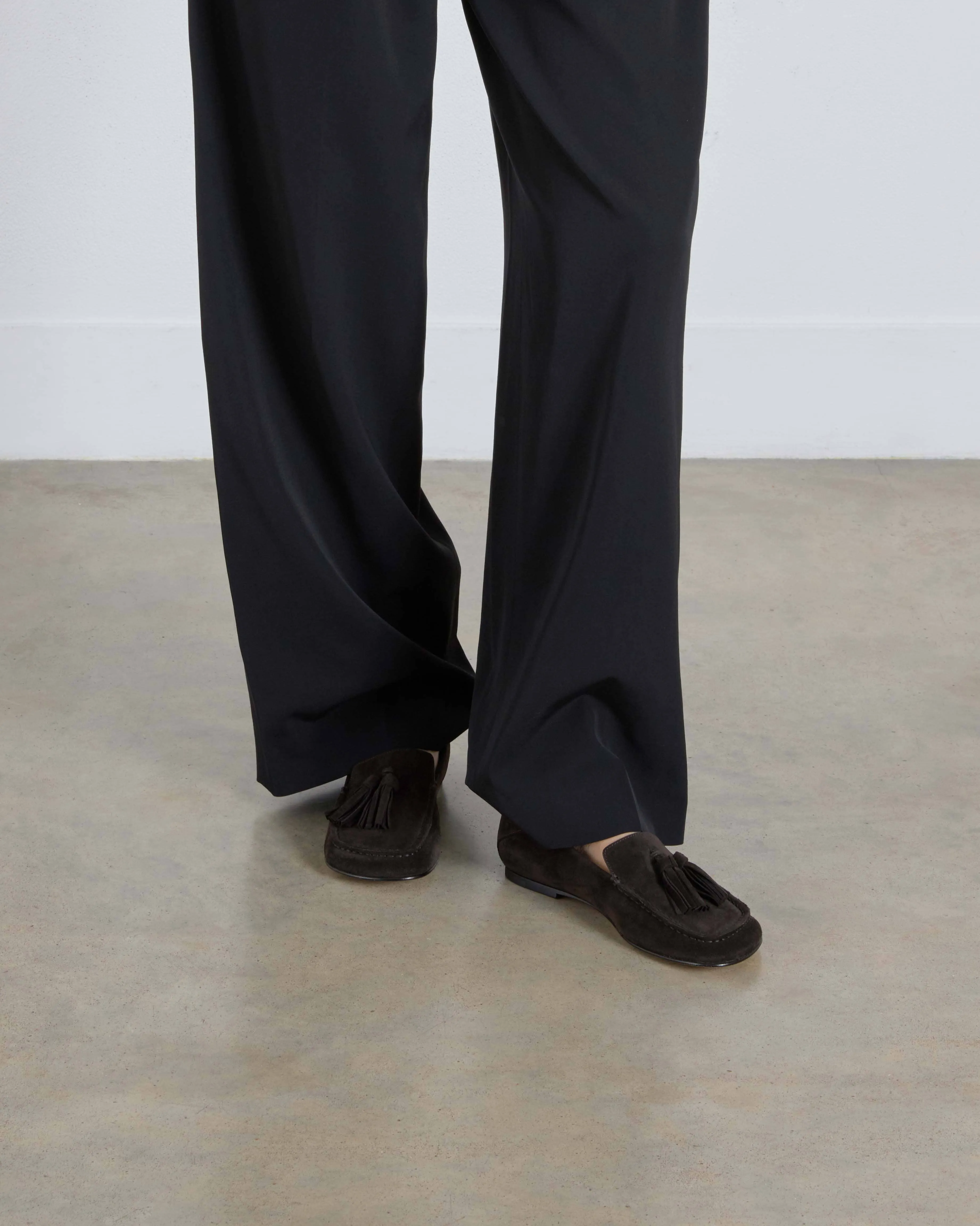 Drew Tassels, Brown Suede