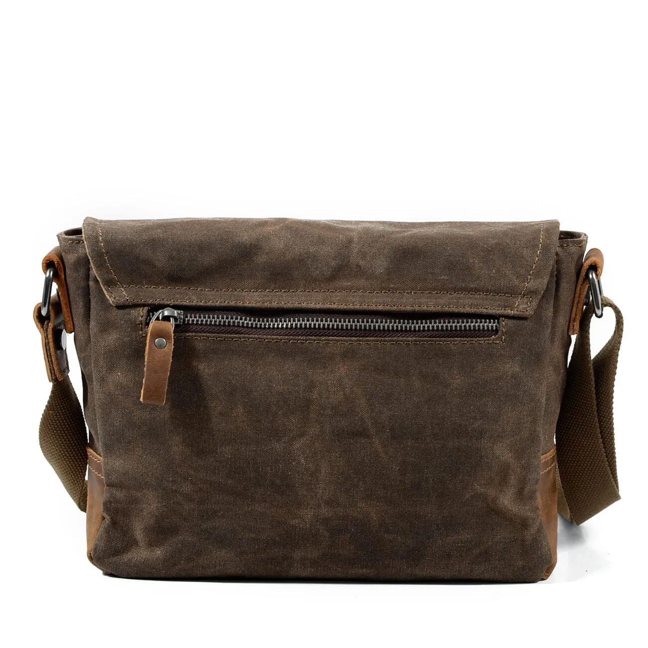 Durable Small Canvas Messenger Bag for Men