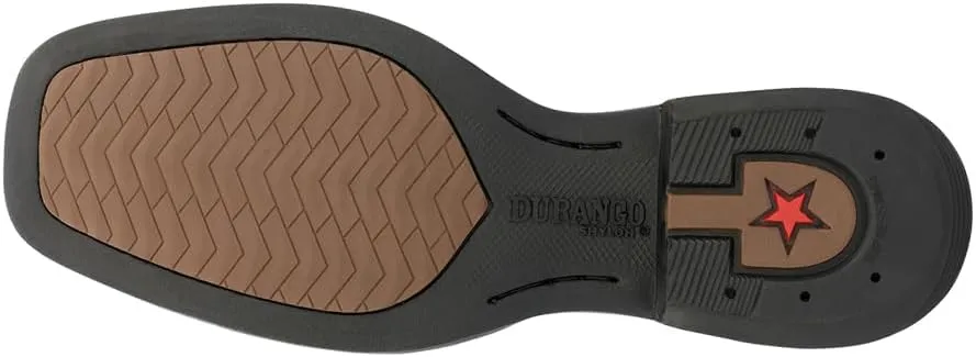 Durango Mens Shyloh Embroidered Square Toe Casual Boots Mid Calf - Black, Brown