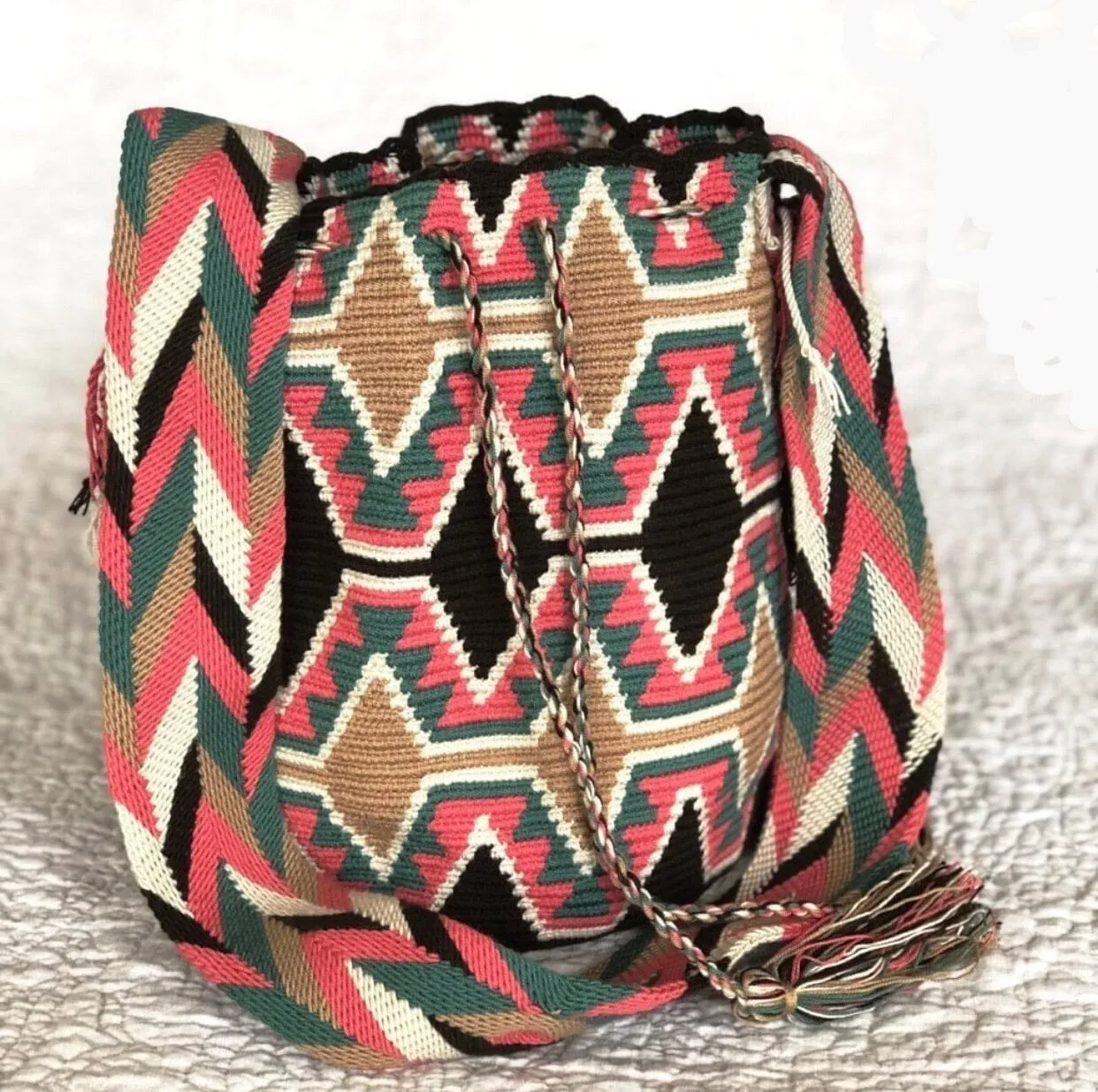 Earthy Tones Handbags | Desert Dreams Crochet Bags (L)