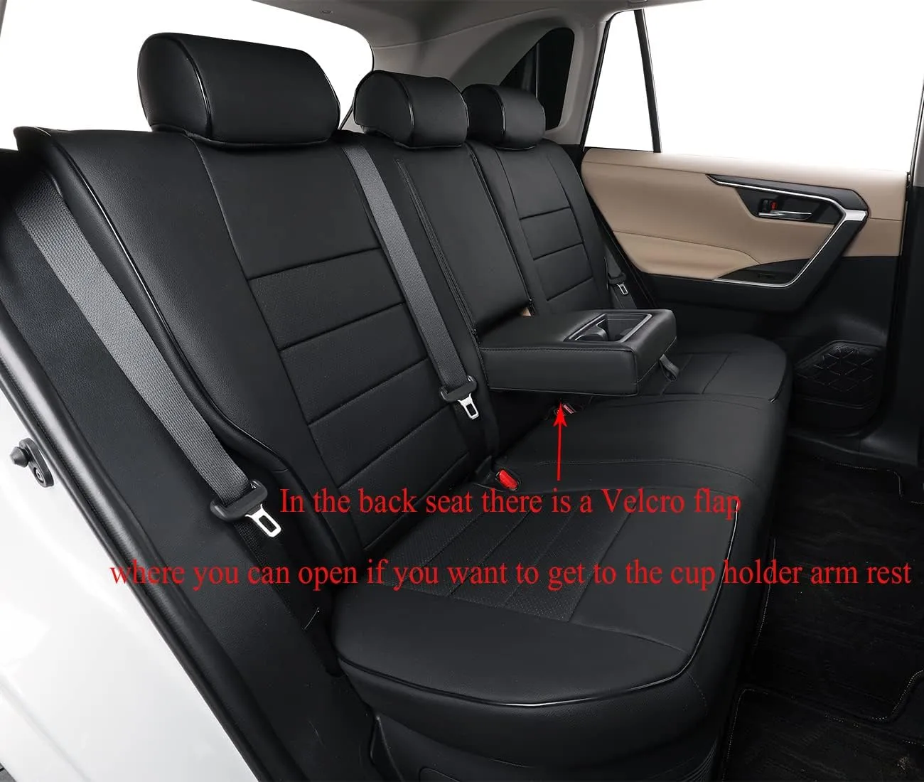 EKR Custom Fit Challenger Car Seat Covers for Select Dodge Challenger SRT,RT,GT,SXT,T/A 2015 2016 2017 2018 2019 2020 2021 2022 2023 -Full Set - Leather(Black)
