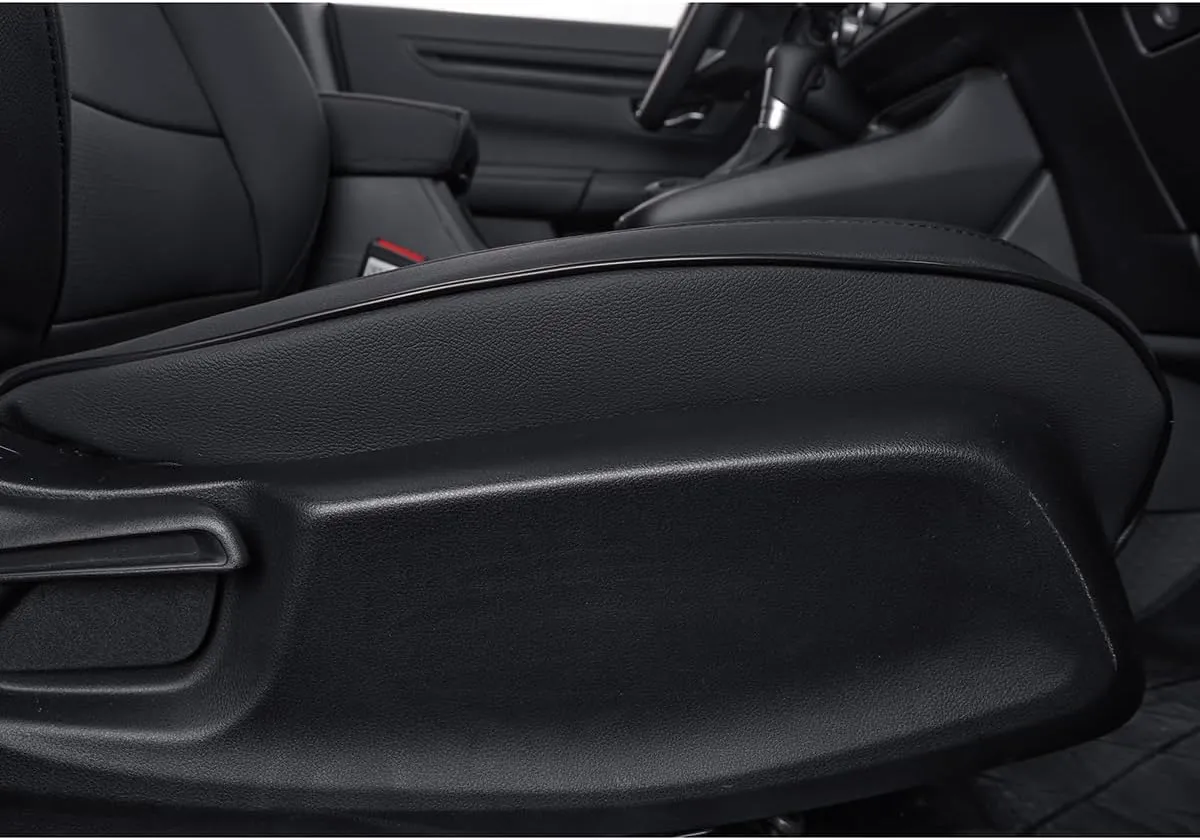 EKR Custom Fit HRV Car Seat Covers for Select Honda HRV Sport,LX 2023 2024 2025 -Leather(Black)