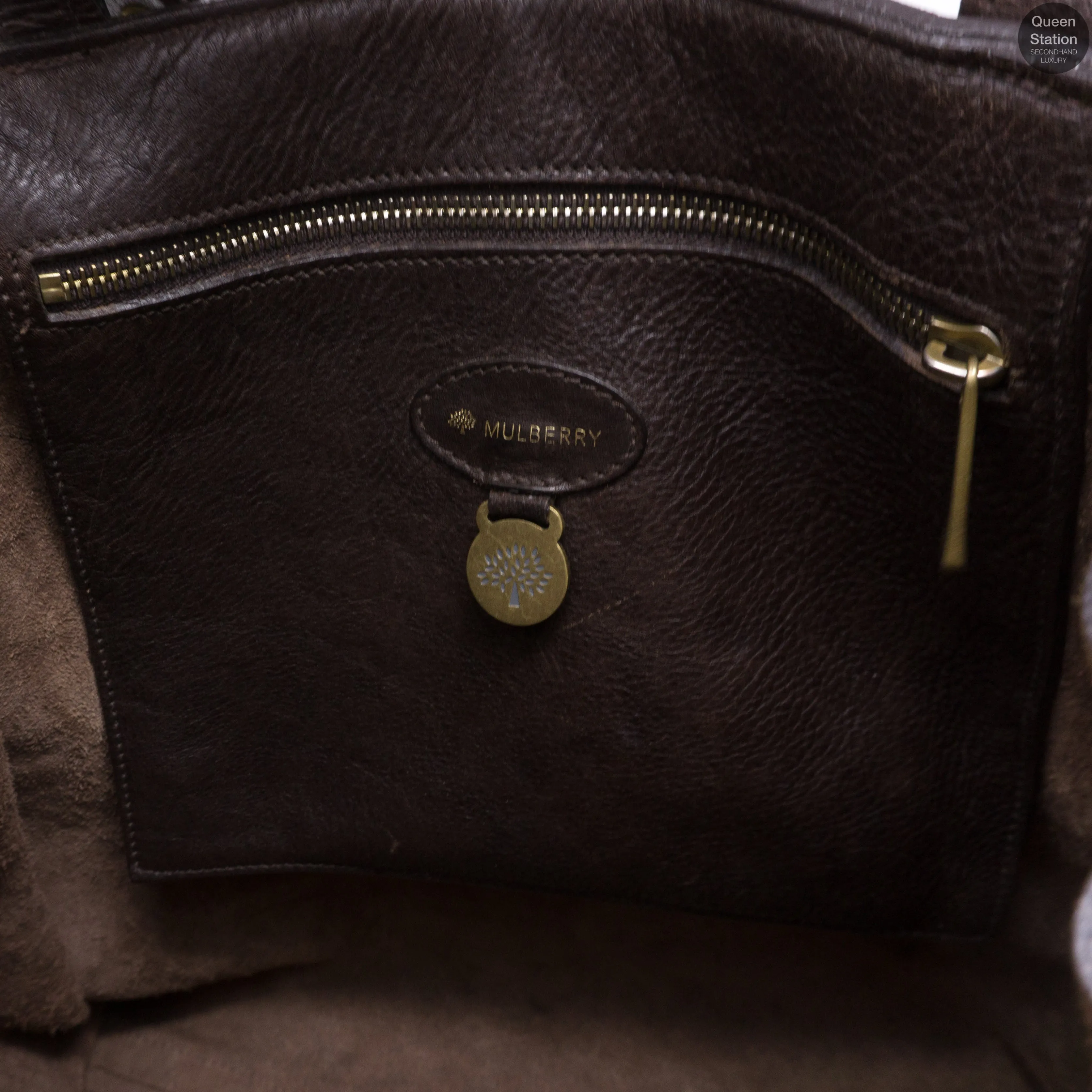 Elgin Brown Leather Satchel Bag