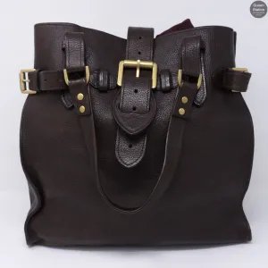Elgin Brown Leather Satchel Bag