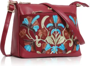 Embroidered Sling Bag for Women