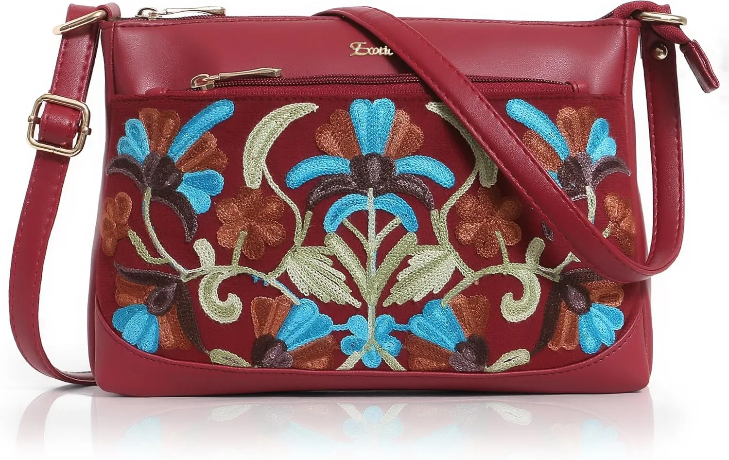 Embroidered Sling Bag for Women