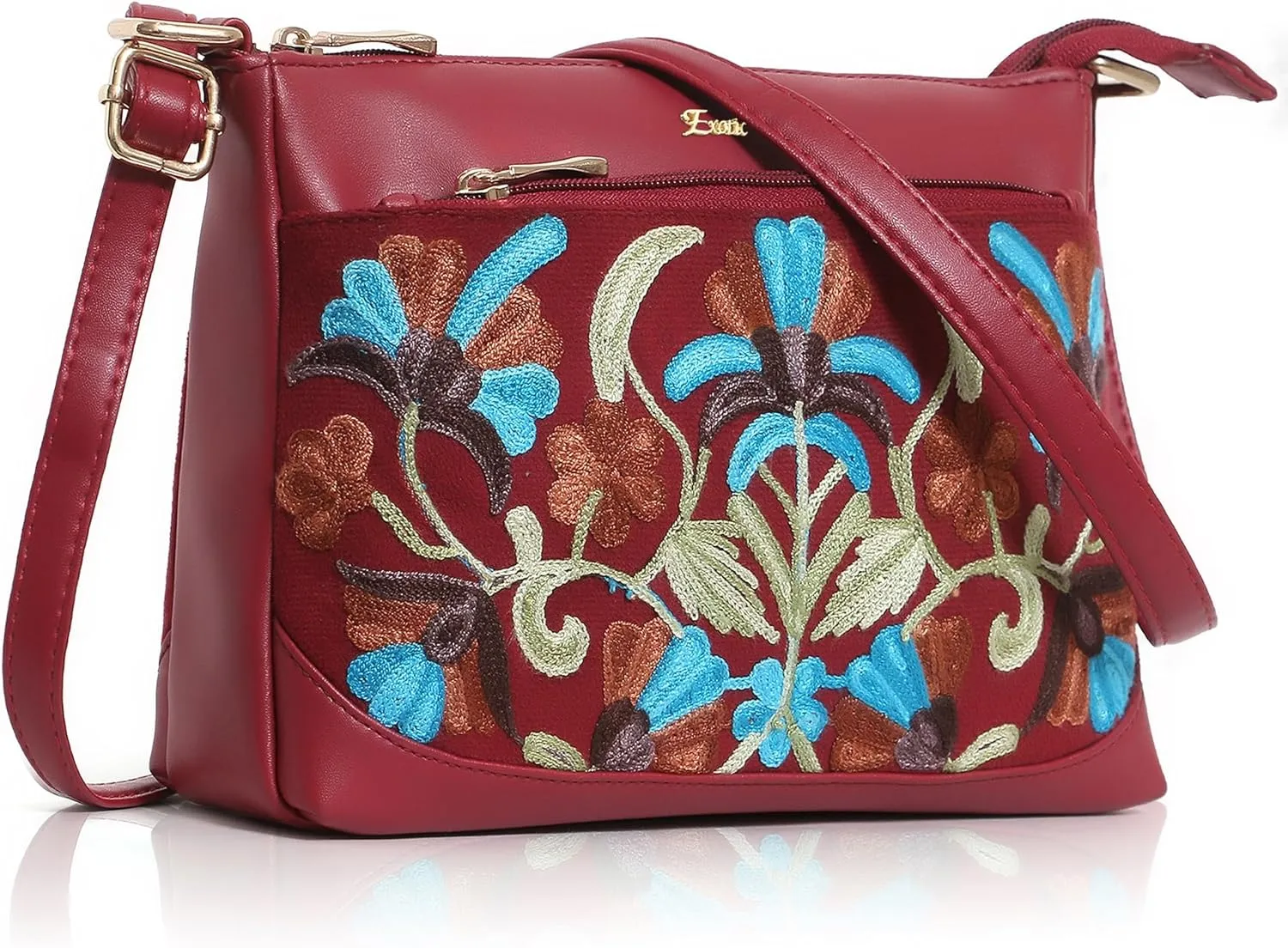Embroidered Sling Bag for Women