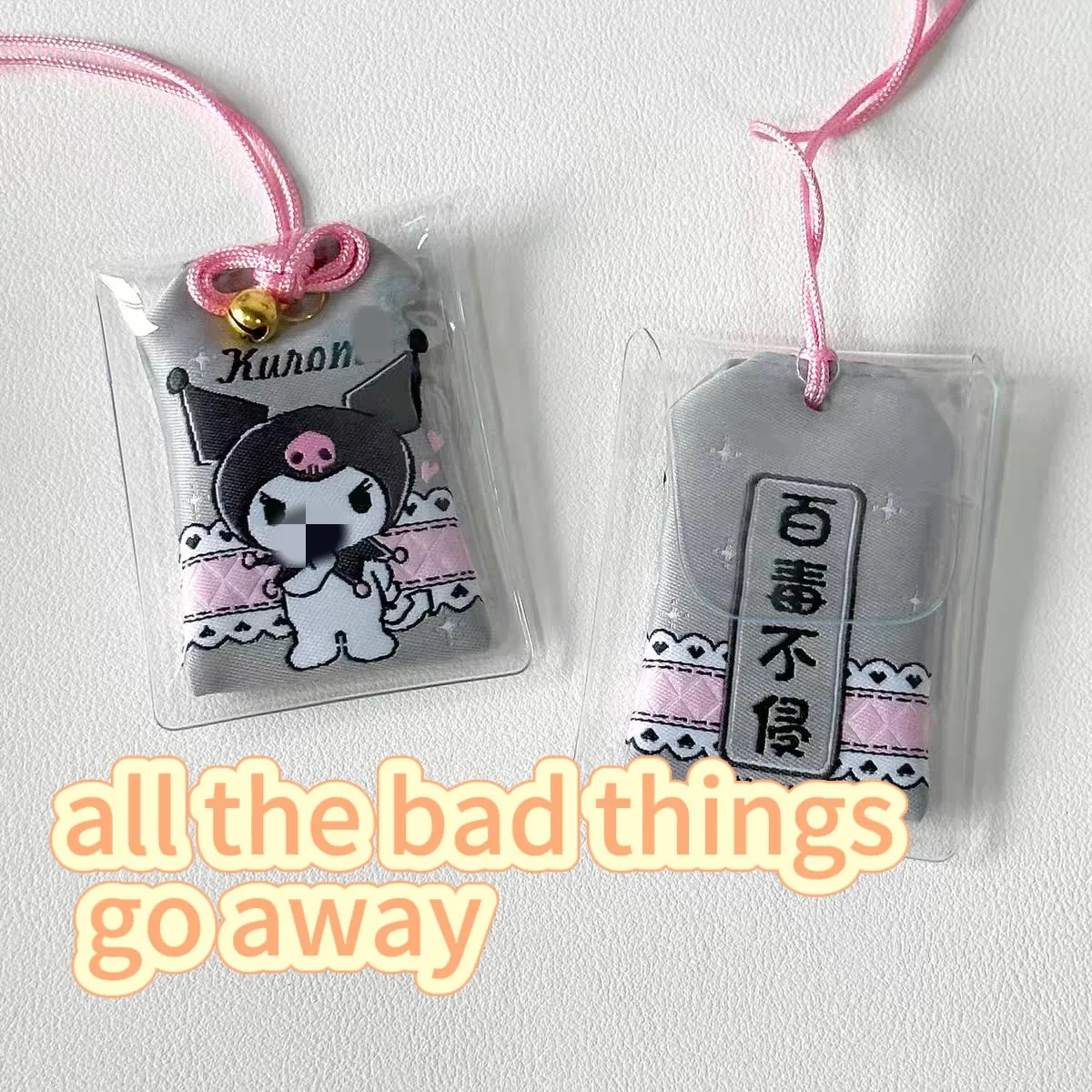 Embroidery Sanriooo Wishing Bag Charm