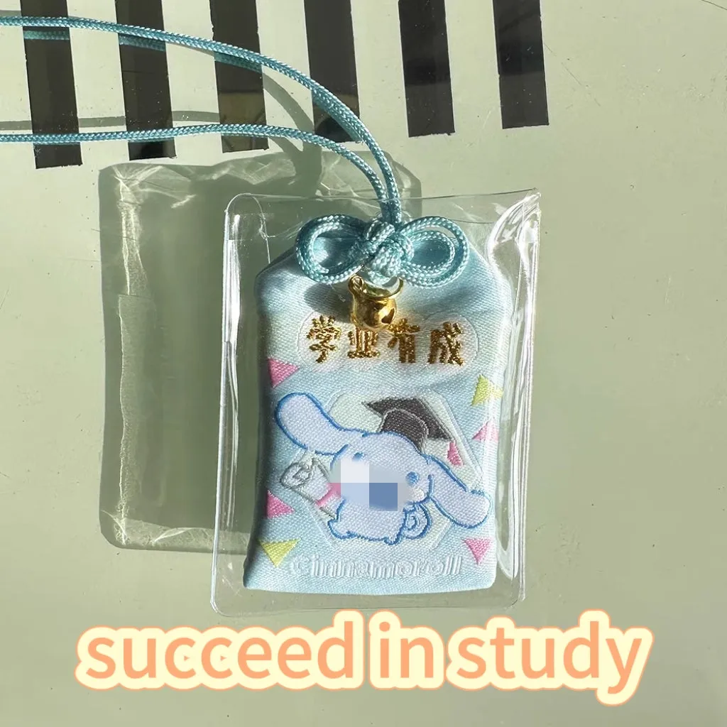 Embroidery Sanriooo Wishing Bag Charm