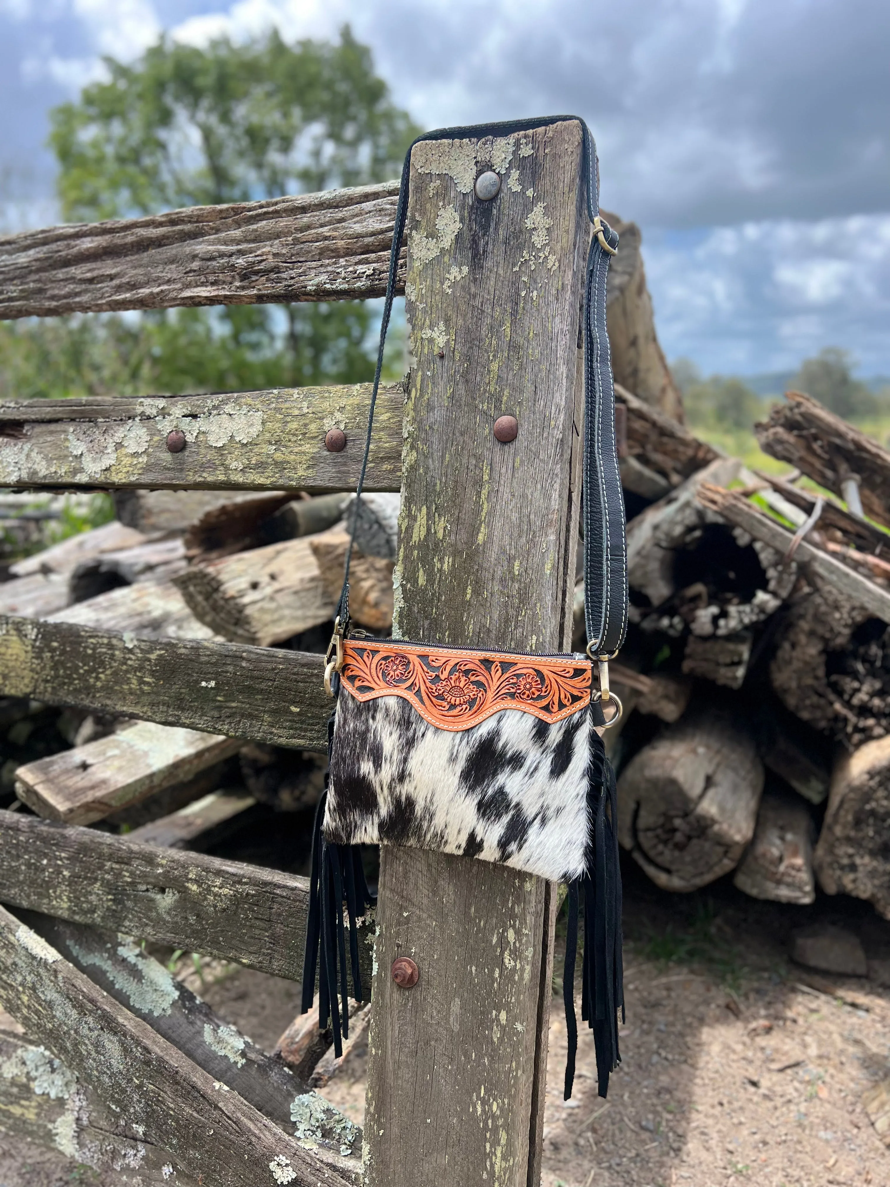 Emerson Cowhide Crossbody