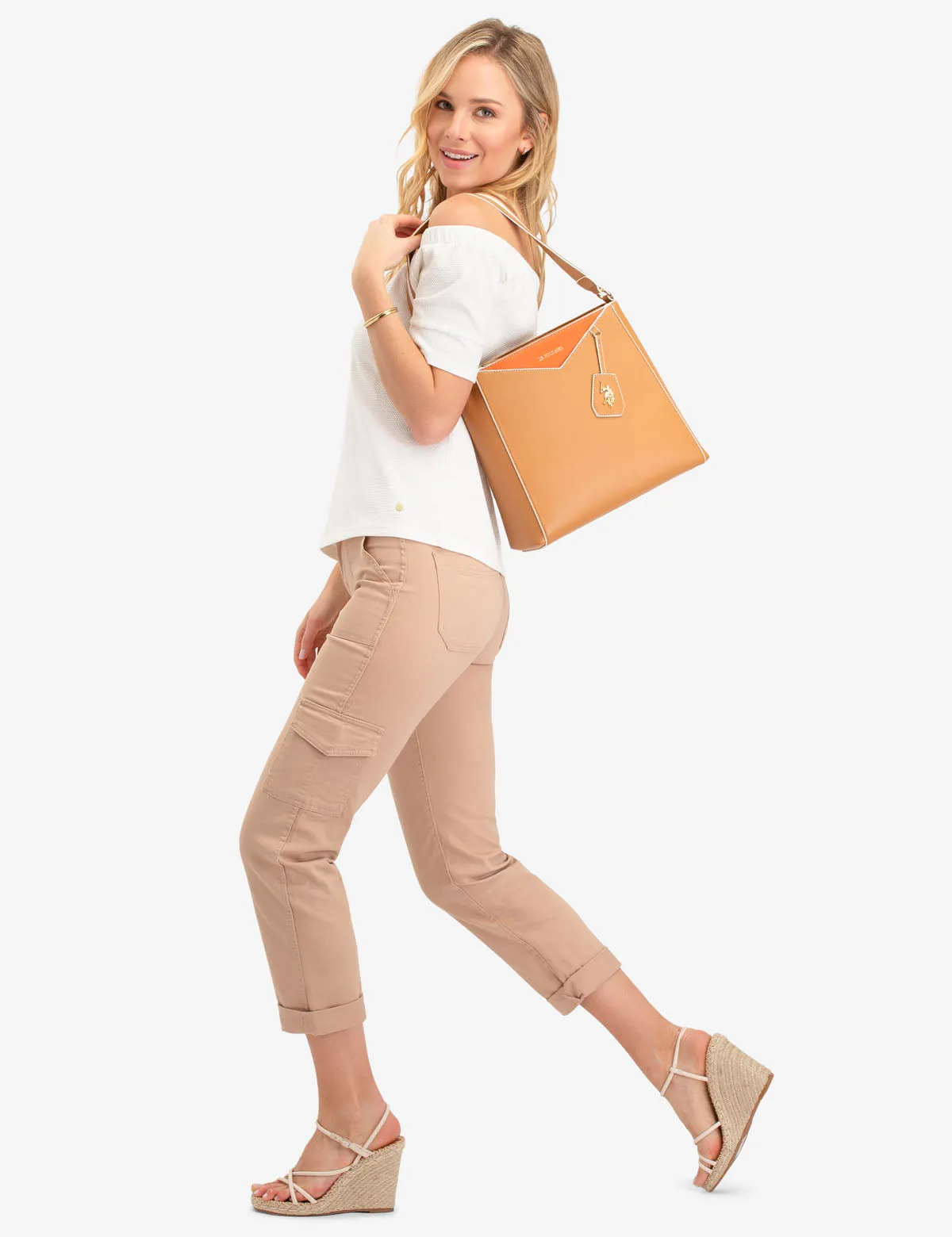ENVELOPE STITCH HOBO BAG