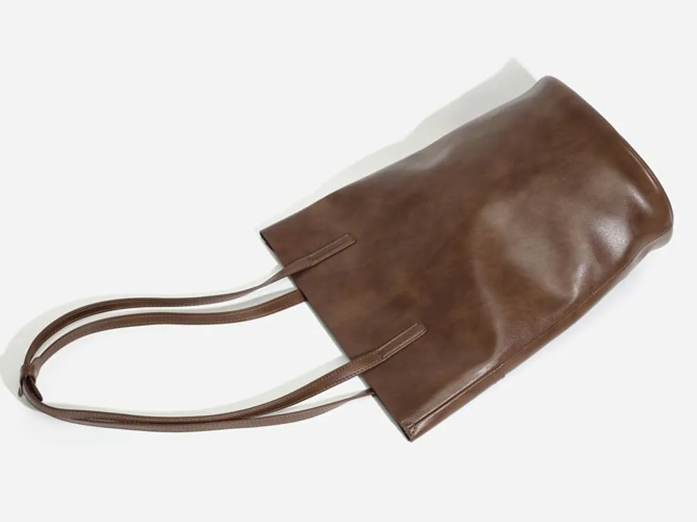 Epsion Bucket Bags for Women Purses and Handbags PU Vegan Leather Tote Bag Shoulder Bag Slouchy Purse