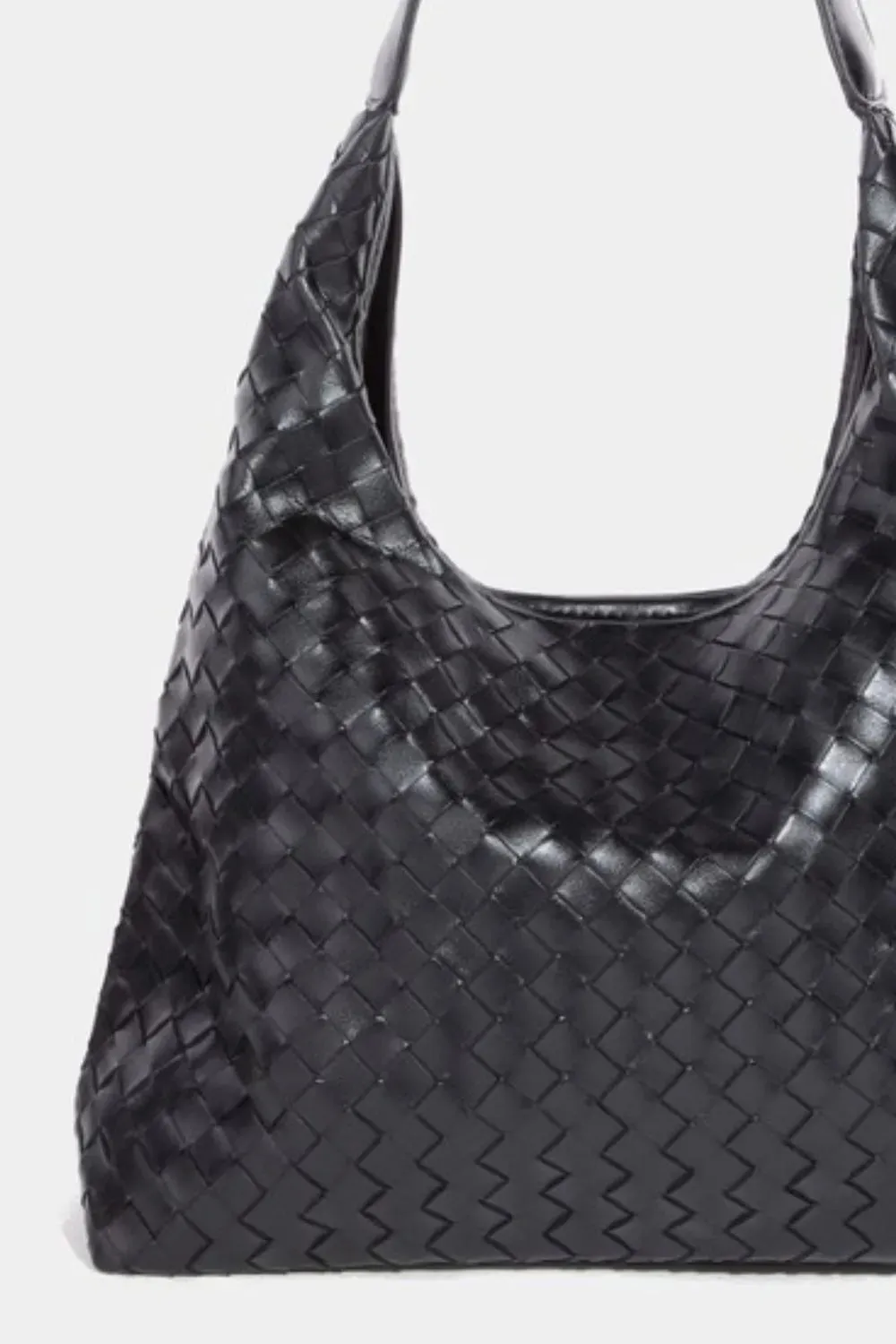 Fame Wide assortment Faux Woven Leather Bag Trusted Tote