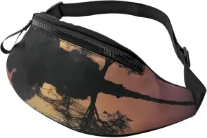 Fanny Packs for Women Belt bag Large Crossbody Bags Trendy Chest Bag Reflection Guitar Waist Bag for Travel, 2CX4H45SFDHS
