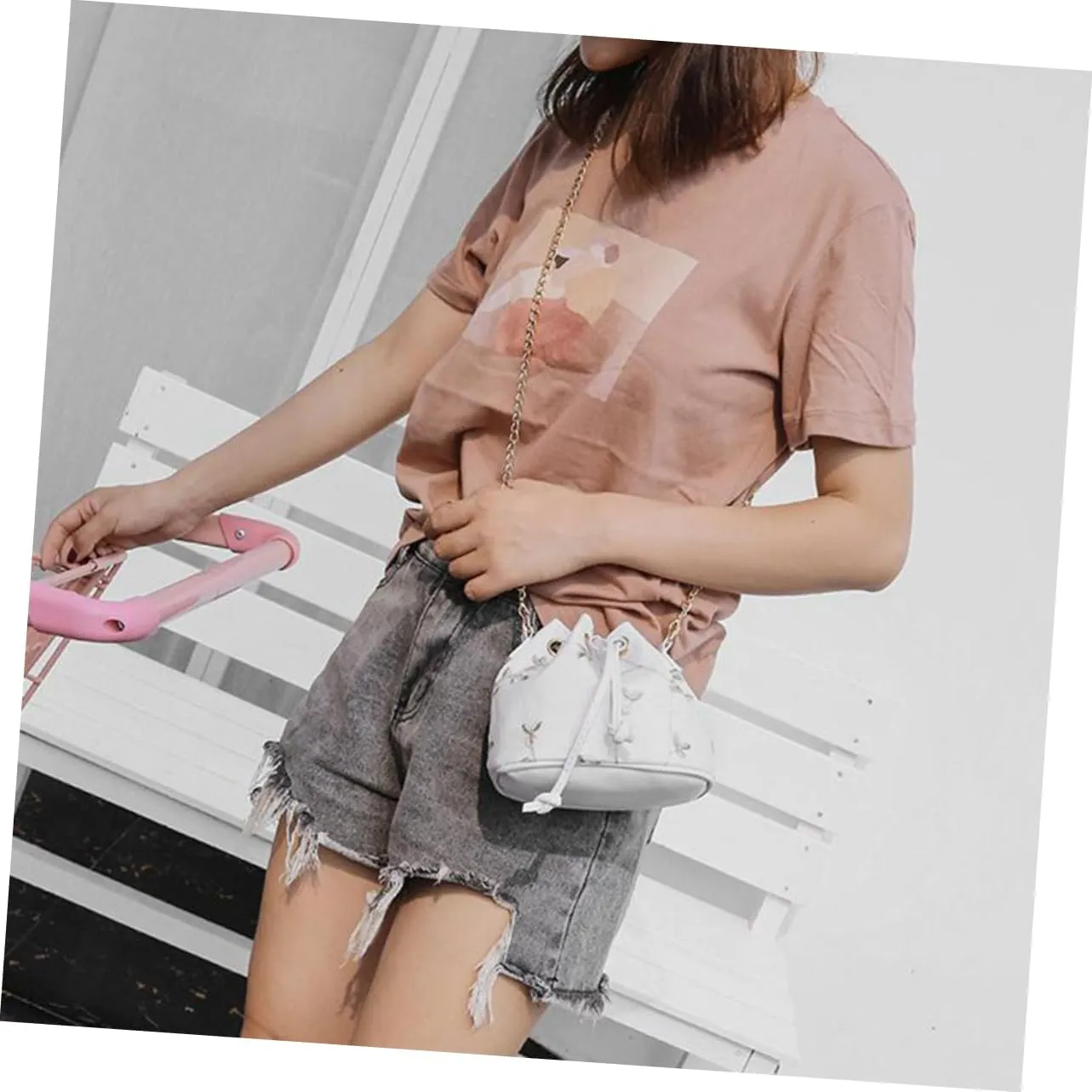 Fashion Bucket Bag Shoulder Bucket Bag Women Bucket Bag Shoulder Bucket Miss