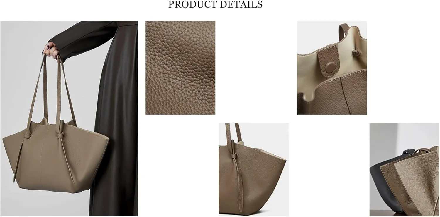 Fashion Leather Shoulder Bag, Retro Top Handle Bag, Classic Purse Slouchy Hobo ，For Travel, Shopping, Parties,Work