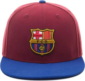FC Barcelona Team Adjustable Snapback Hat Red/Blue