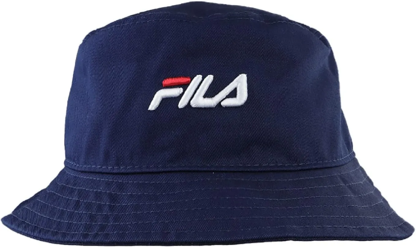 FILA Unisex Speed Logo Cotton Twill Fashion Bucket Hat