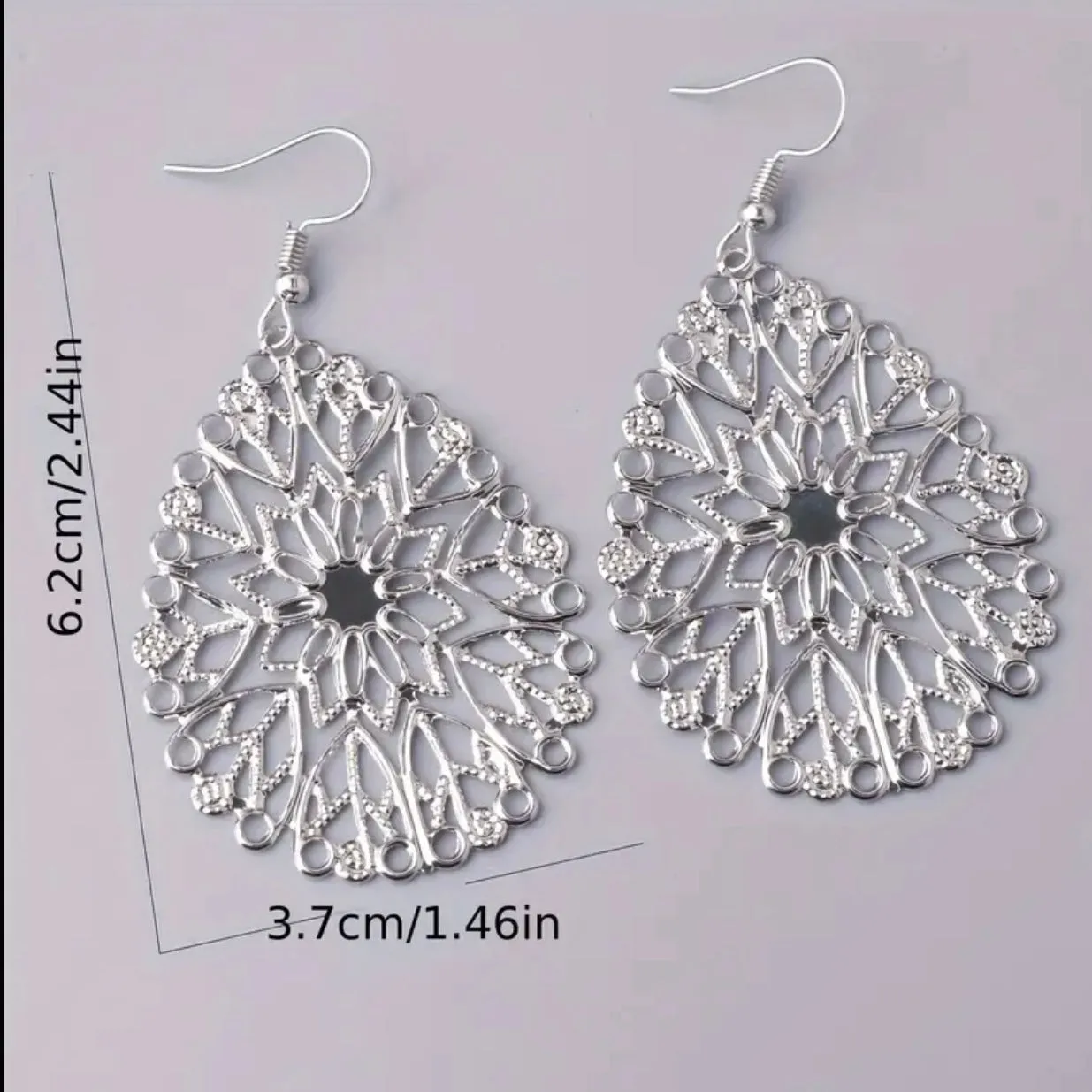 Filigree Silver Earrings